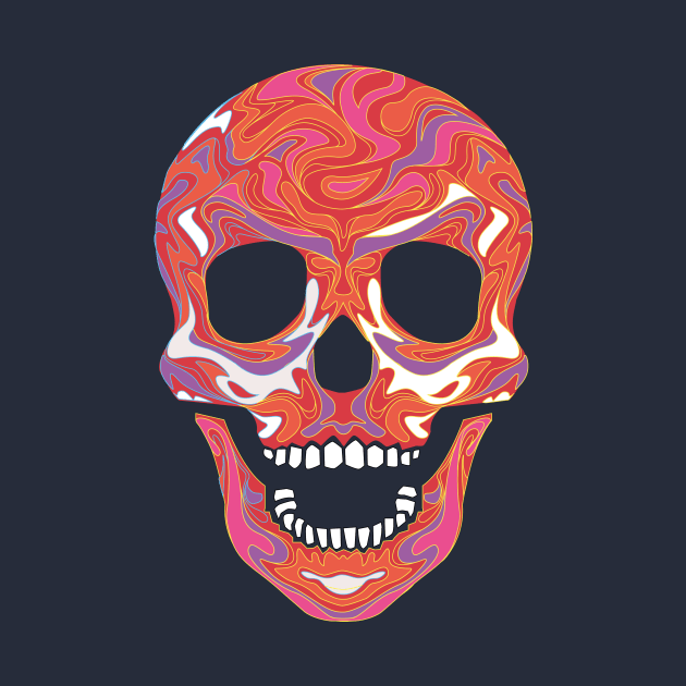 color skull by retrocolorz