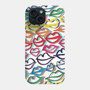 kiss the rainbow - heyK's rainbow kisses Phone Case