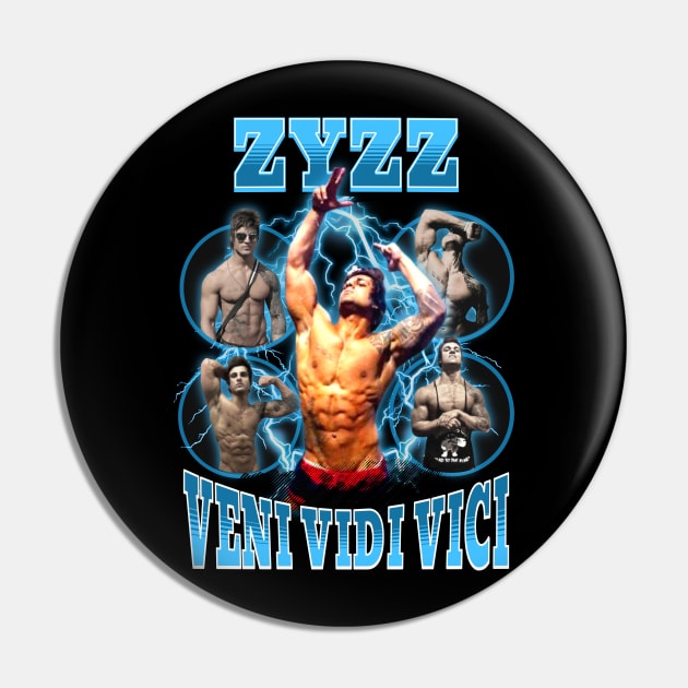 Zyzz Tribute Bodybuilding Bootleg Pin by RuthlessMasculinity
