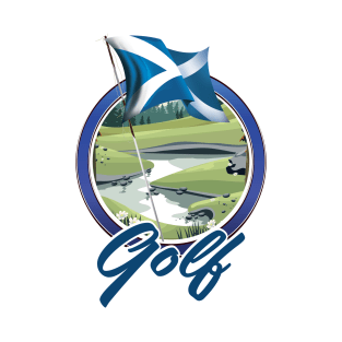 Golf Scotland logo T-Shirt