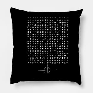 Zodiac Cipher Pillow