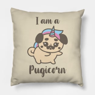 Pugicorn Pillow