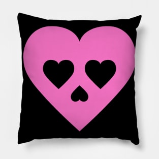 Heart Skull Pillow