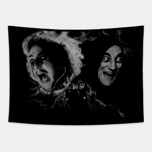 Young Frankenstein - Black and White Design Tapestry