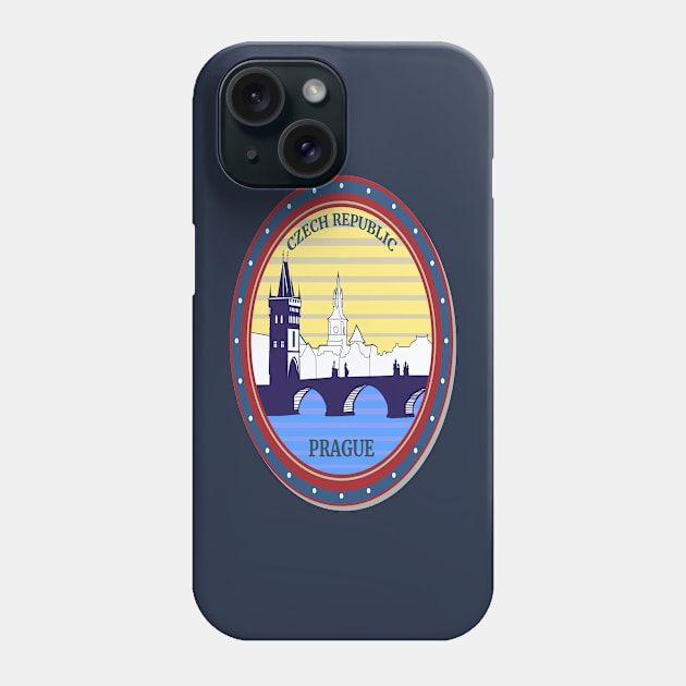 Czech Republic- Prague- Retro-Vintage Patch Phone Case by Eva Wolf