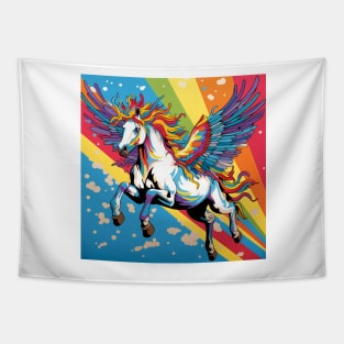 Pride Pegasus Pop Art 2 Tapestry