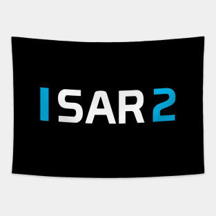 SAR 2 Design - White Text Tapestry