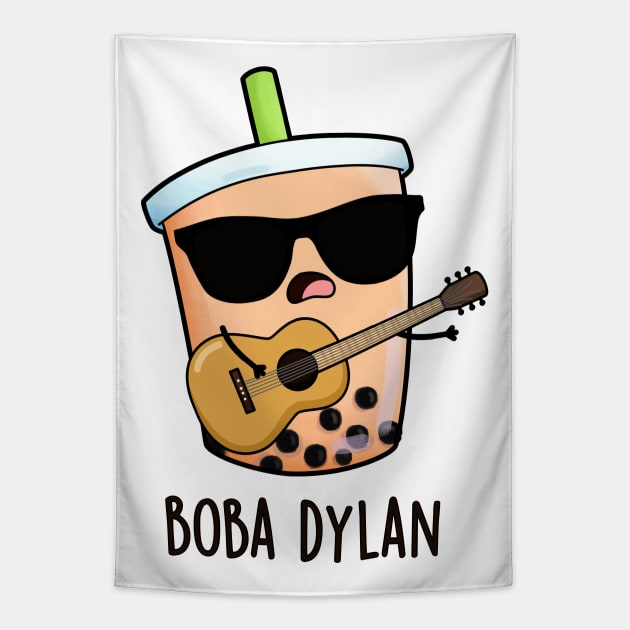 Boba Dylan Cute Boba Tea Pun Tapestry by punnybone