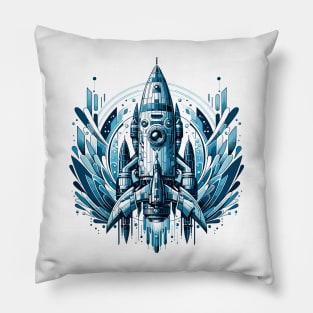 Abyss Explorer: Underwater Rocket Pillow