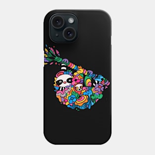 Sloth Doodle Phone Case