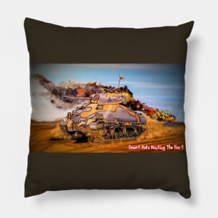 M-4 Sherman-Desert Rats Pillow