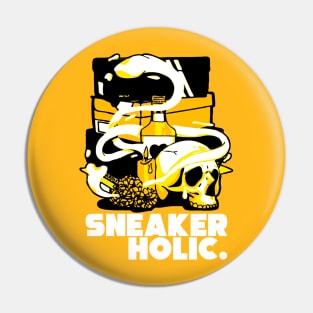 Sneaker Holic Goldenrod Pin