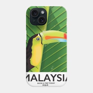 Malaysia Travel poster Phone Case