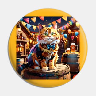 Oktoberfest Cat Pin