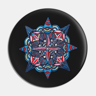 Firework Mandala Pin