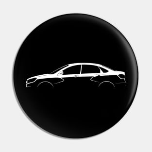 Lada Vesta Silhouette Pin