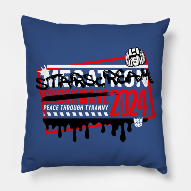 Starscream 2024 Pillow by SwittCraft