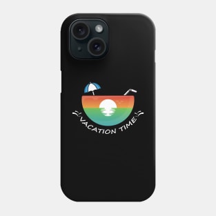 Vintage Sunset Coconut Beach Phone Case