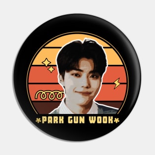 Retro Park Gun Wook ZEROBASEONE Pin