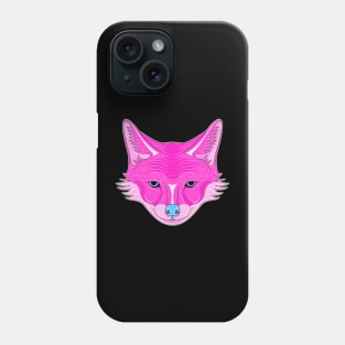 pink coyote face carton Phone Case