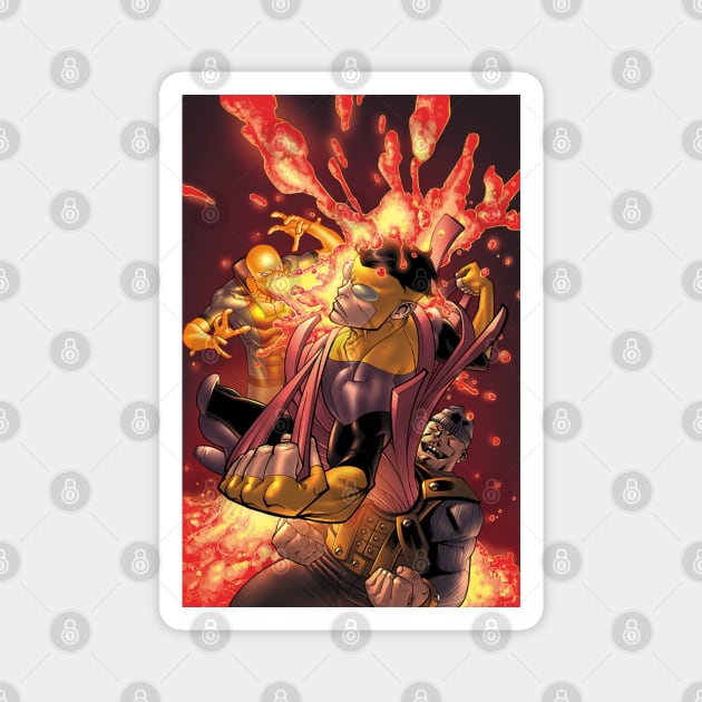 invincible fanart poster Magnet by super villain