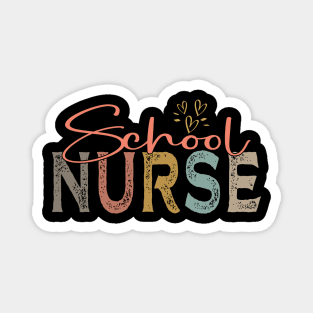 Retro School Nurse Nursing School Student Nurse In Progress Magnet