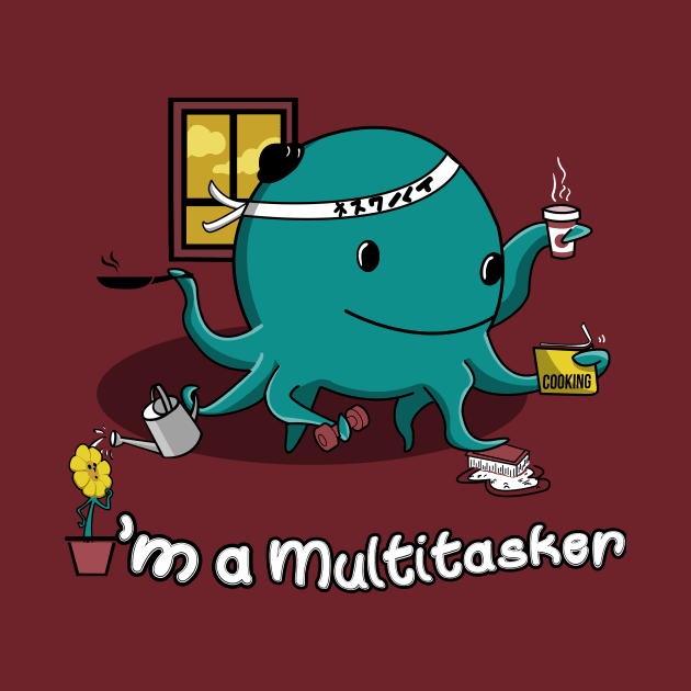 Multitasker Octopus by constantine2454