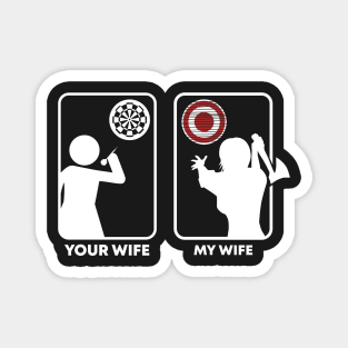 Cool Axe Throwing Wife Magnet