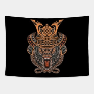 Samurai gorilla Tapestry