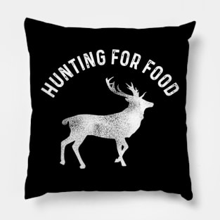 Hunting For Food Pillow