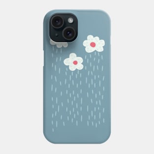 Raining Flowery Clouds Phone Case