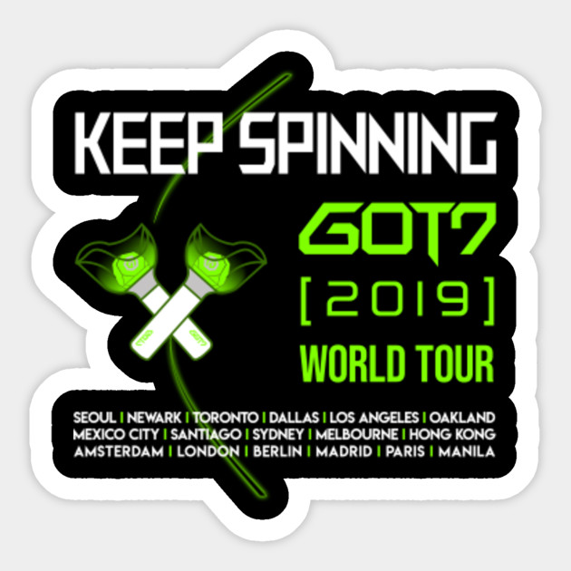 KPOP GOT7 KEEP SPINNING 2019 WORLD TOUR