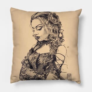 Goth Girl Pillow