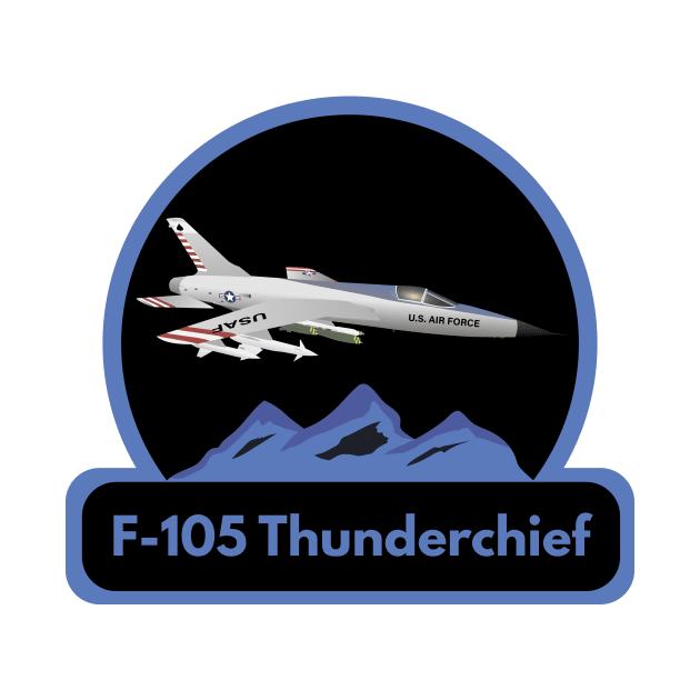 F-105 Thunderchief Military Airplane by NorseTech