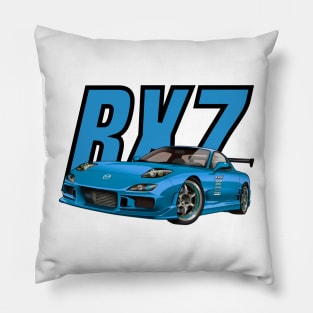 RX7 FD BLUE Pillow