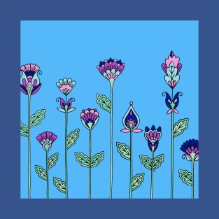 Simple Garden Flowers T-Shirt