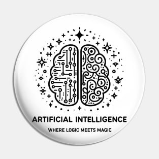 Artificial Intelligence Where Logic Meets Magic Pin