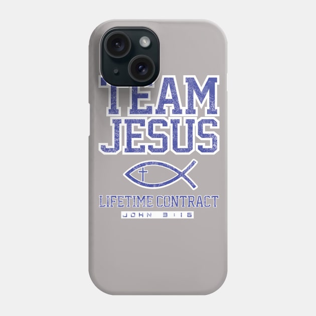 TEAM JESUS - LIFETIME CONTRACT Phone Case by Obedience │Exalted Apparel