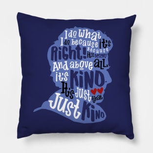 Twelfth Doctor-Kindness (Lightened version) Pillow