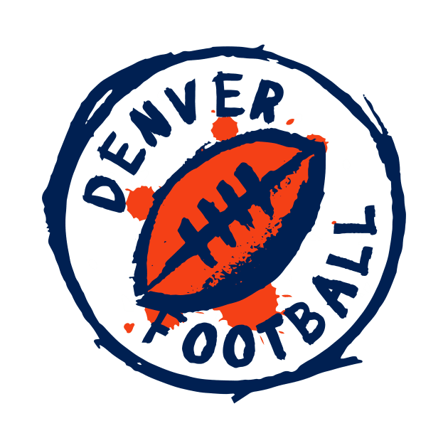 Denver Football 01 by Very Simple Graph