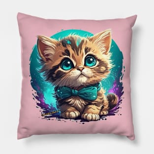 Tabby Kitty T-Shirt VivaChas Pillow