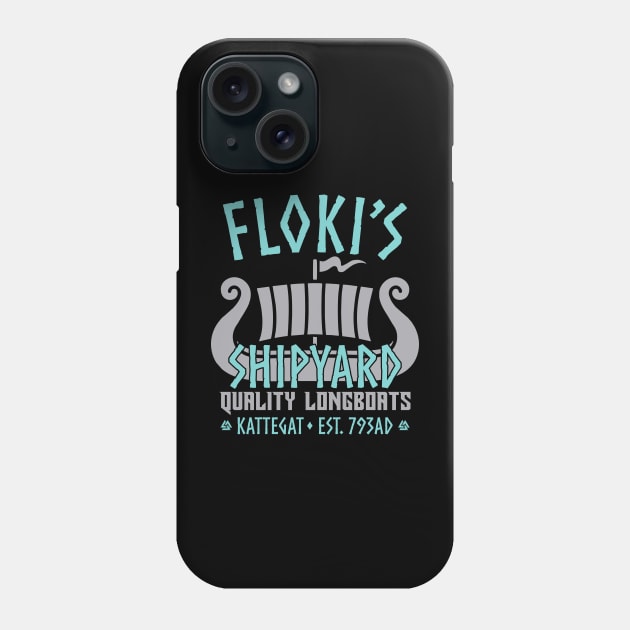 Viking Shipyard est 793 Phone Case by DavesTees