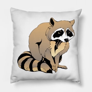 Cute Raccoon Pillow