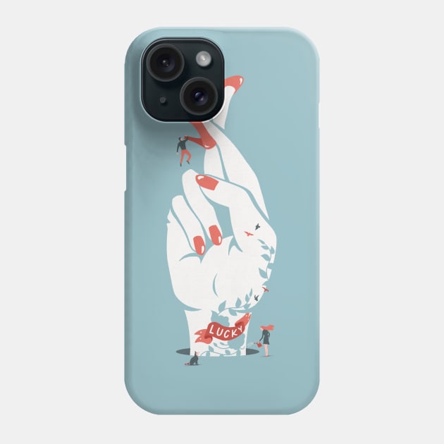 Wish Me Luck Phone Case by Studio Kay