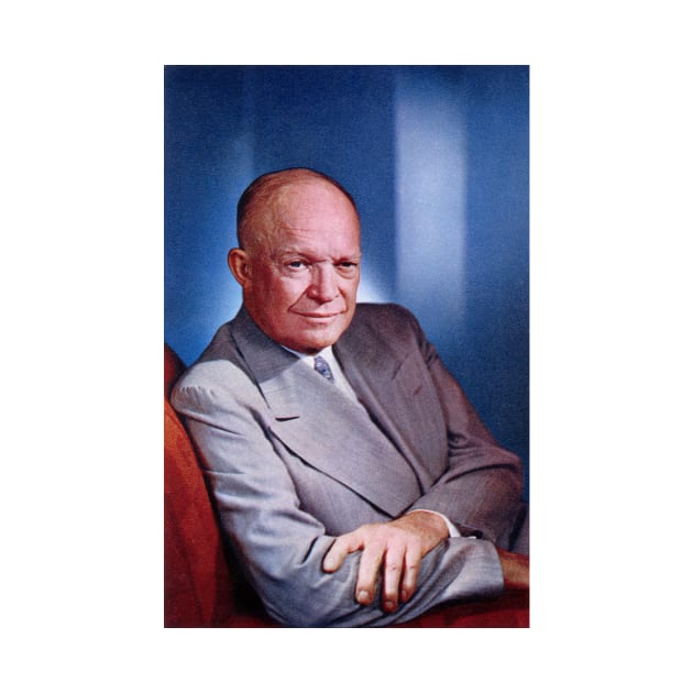 1955 President Dwight D Eisenhower by historicimage