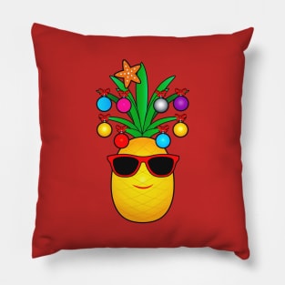 Cartoon Pineapple Decorated for Christmas Pillow