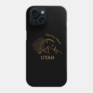 Utah skiing - Utah Camping Phone Case