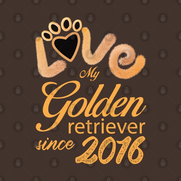 Love my Golden Retriever since 2016 by ArteriaMix