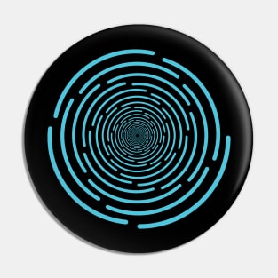 Modern trendy round shape circle graphic illustration vector design Pin
