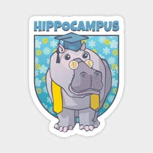 Hippocampus College Hippo Magnet